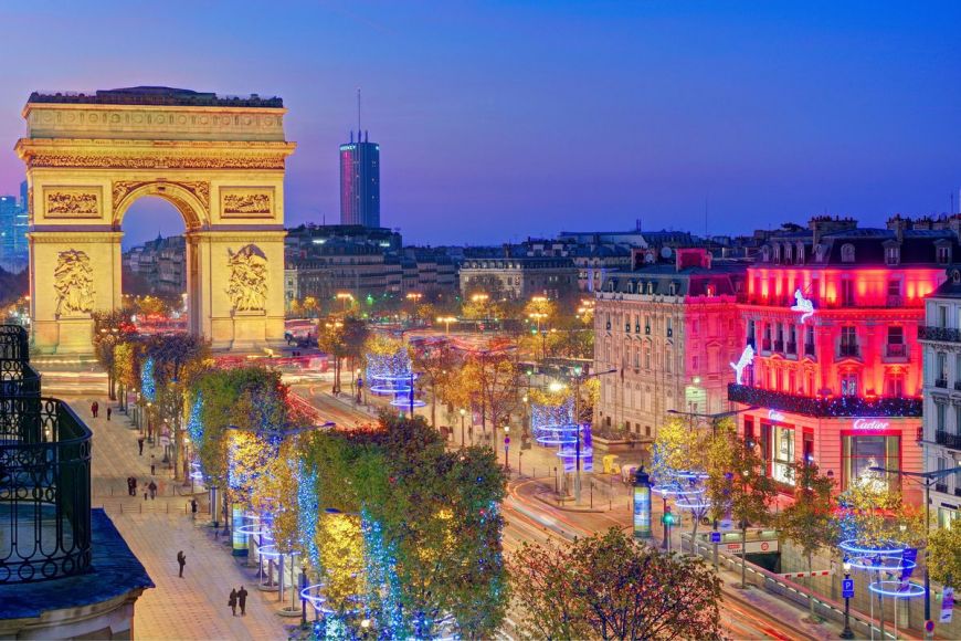 The arch of Triumph, Paris, France