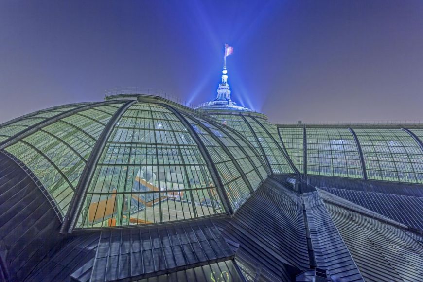 Glass roof of the Grand Palais, Paris, France