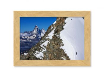 Switzerland, Climbers on the Allalinhorn
