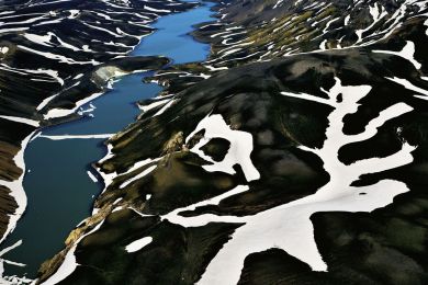 Lac Holmsarlon en Islande