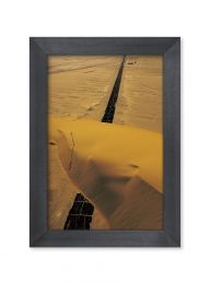 Egypte, route coupée par une dune