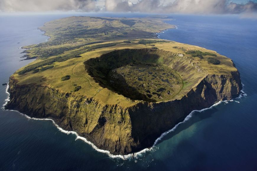 Volcan de Rano Kau, Ile de Pâques